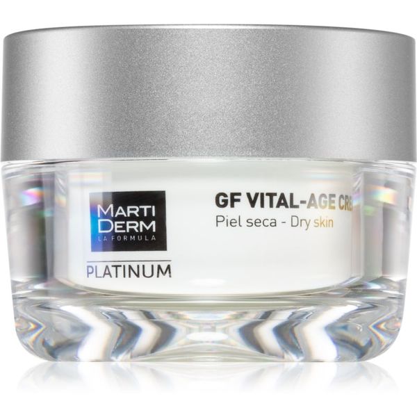 Martiderm MartiDerm Platinum GF Vital-Age krema za vitalizacijo kože za obraz za suho kožo 50 ml
