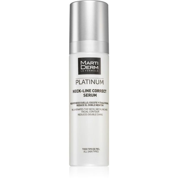 Martiderm MartiDerm Platinum Neck-Line intenzivni lifting serum za učvrstitev vratu in brade 50 ml