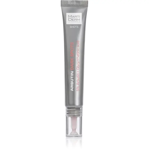 Martiderm MartiDerm Shots Arbutin Dark Spots serum za obraz proti pigmentnim madežem 20 ml