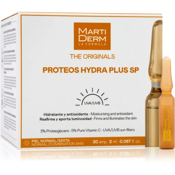 Martiderm MartiDerm The Originals Proteos Hydra Plus SP Ampoules nega proti gubam v ampulah 30x2 ml