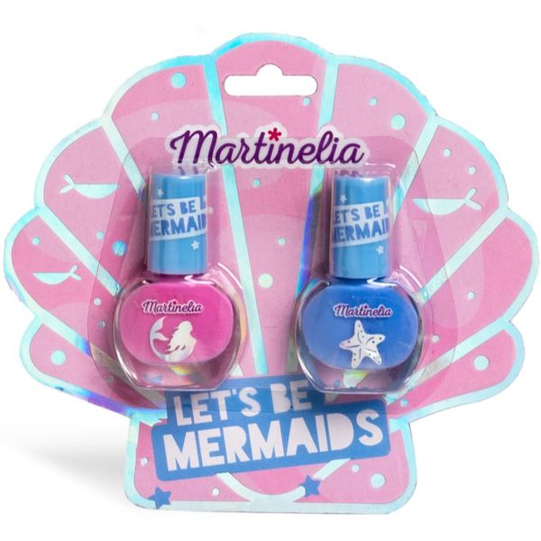 Martinelia Martinelia Let´s be Mermaid Nail Duo set lakov za nohte za otroke več odtenkov Pink, Blue 2x4 ml
