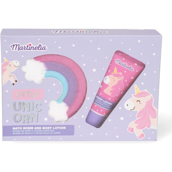 Martinelia Martinelia Little Unicorn Bath Bomb & Body Lotion darilni set (za otroke)