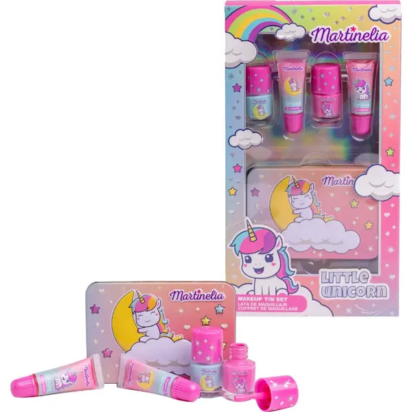Martinelia Martinelia Little Unicorn Makeup Tin Set darilni set za otroke