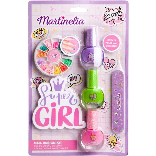 Martinelia Martinelia Super Girl Nail Design Kit set (za otroke)