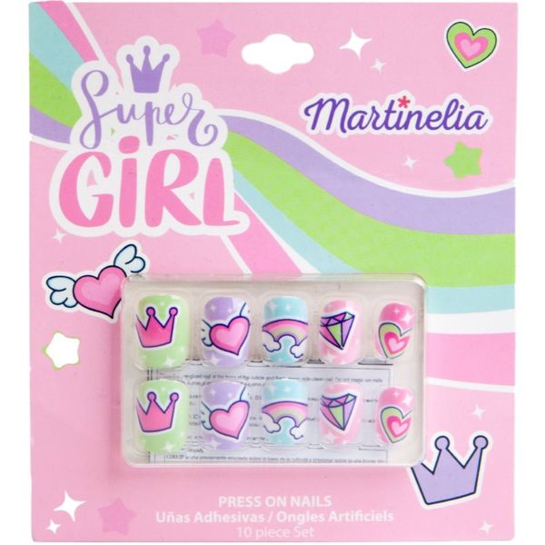 Martinelia Martinelia Super Girl Nails umetni nohti za otroke 10 kos