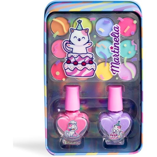 Martinelia Martinelia Yummy Eyes & Nails Tin Box set za otroke 3+