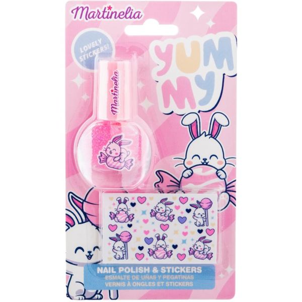 Martinelia Martinelia Yummy Polish & Stickers set za otroke 1 kos