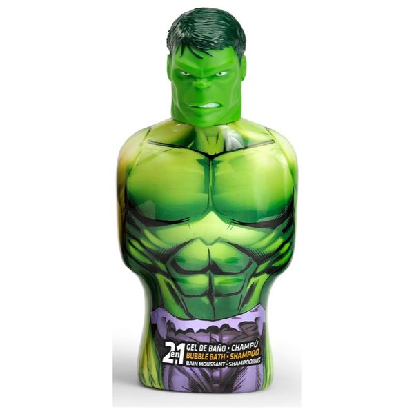 Marvel Marvel Avengers Bubble Bath & Shampoo šampon in pena za kopel 2 v 1 za otroke Hulk 350 ml