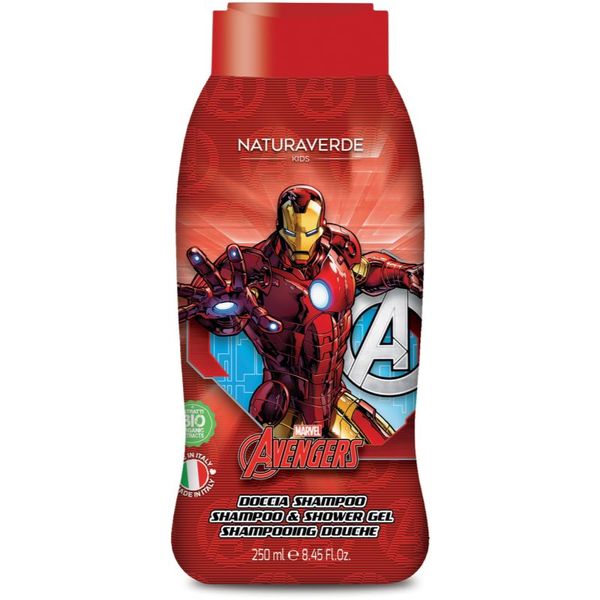 Marvel Marvel Avengers Ironman Shampoo and Shower Gel šampon in gel za prhanje 2v1 za otroke 250 ml