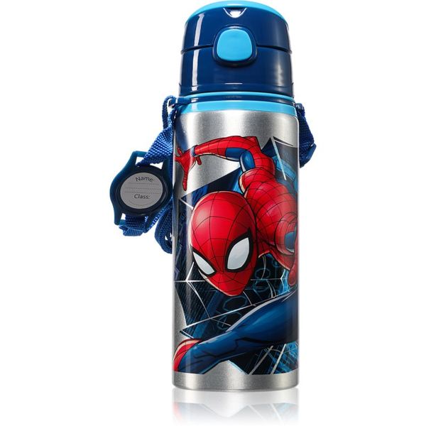 Marvel Marvel Spiderman Aluminium Water Bottle With Strap steklenička za otroke 600 ml