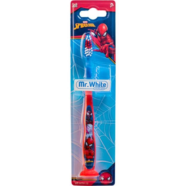 Marvel Marvel Spiderman Manual Toothbrush zobna ščetka za otroke s potovalnim pokrovčkom soft 3y+ 1 kos