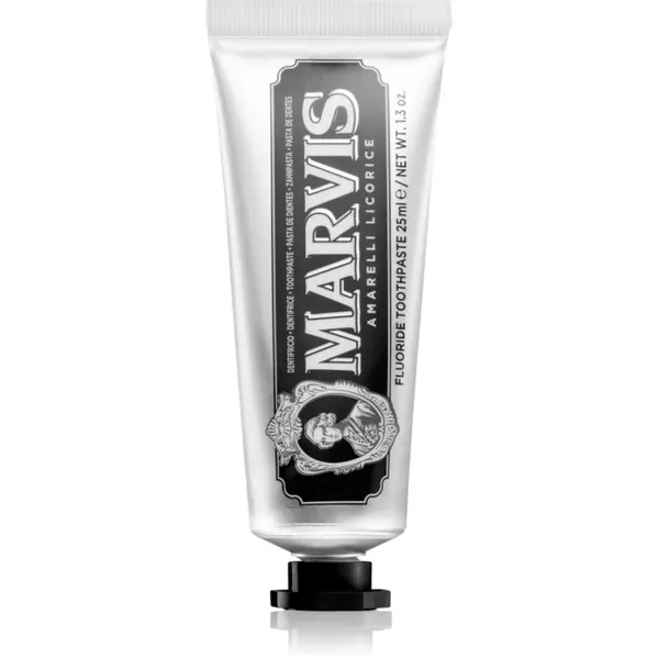 Marvis Marvis The Mints Amarelli Licorice zobna pasta okus Amarelli Licorice-Mint 25 ml