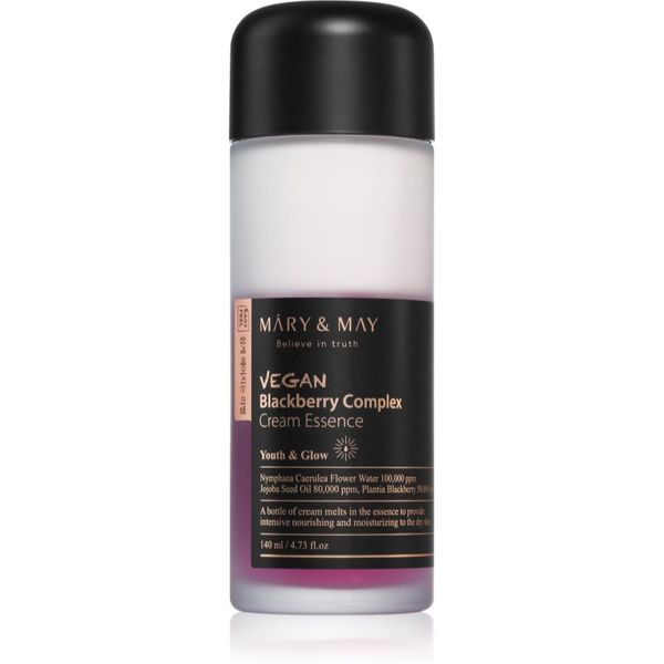 MARY & MAY MARY & MAY Blackberry Complex Cream Essence koncentrirana vlažilna esenca za občutljivo kožo 140 ml