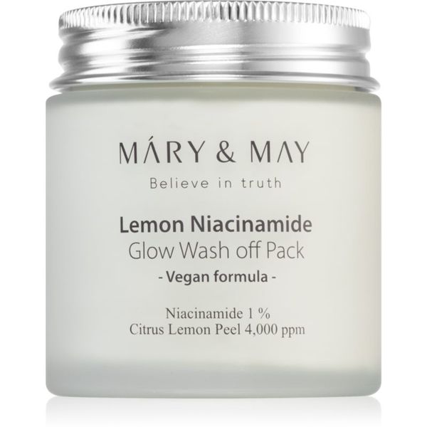 MARY & MAY MARY & MAY Lemon Niacinamid vlažilna in posvetlitvena maska 125 g