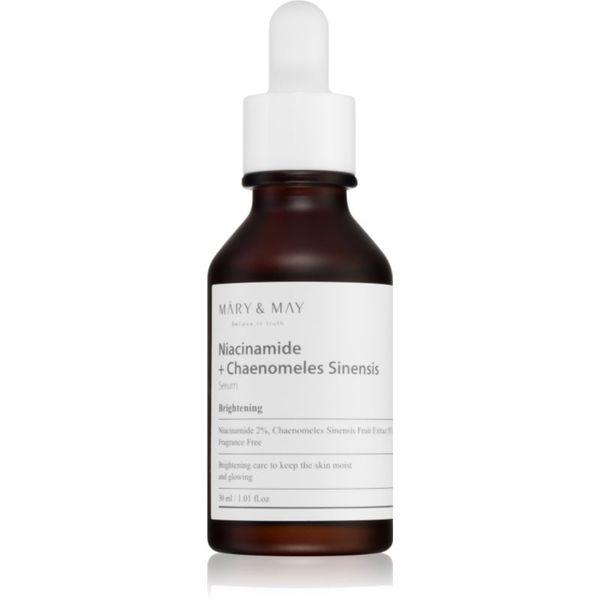 MARY & MAY MARY & MAY Niacinamide + Chaenomeles Sinensis regeneracijski in posvetlitveni serum za obnovo kožne pregrade   za obnovo kožne pregrade   30 ml