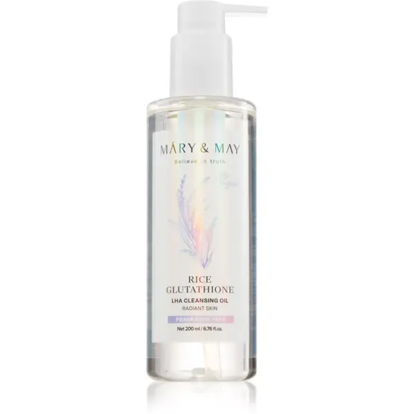 Mary&May Mary&May Rice Glutathione LHA Cleansing Oil nežno čistilno olje z učinkom eksfoliacije 200 ml