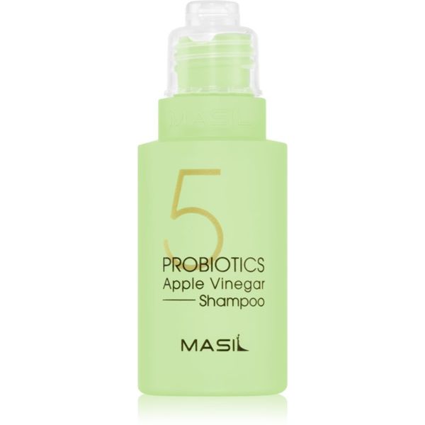 MASIL MASIL 5 Probiotics Apple Vinegar globinsko čistilni šampon za lase in lasišče 50 ml
