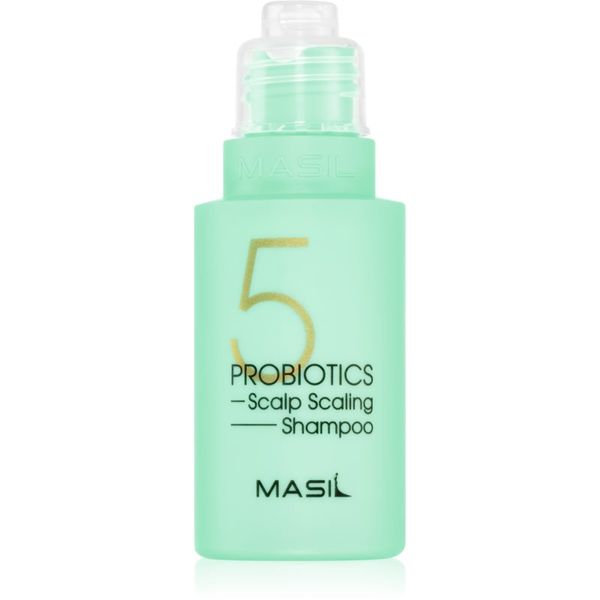 MASIL MASIL 5 Probiotics Scalp Scaling globinsko čistilni šampon proti mastnemu prhljaju 50 ml