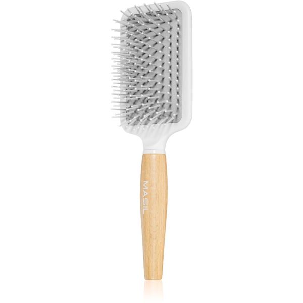 MASIL MASIL Wooden Paddle Brush lesena krtača za lase 1 kos