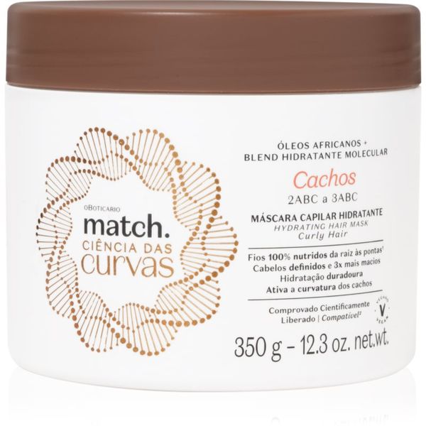 Match. Match. Ciência das Curvas vlažilna maska za valovite in kodraste lase 350 ml