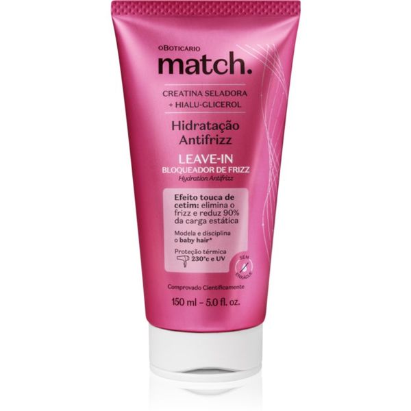 Match. Match. Hydration Anti-Frizz balzam brez spiranja z vlažilnim učinkom 150 ml