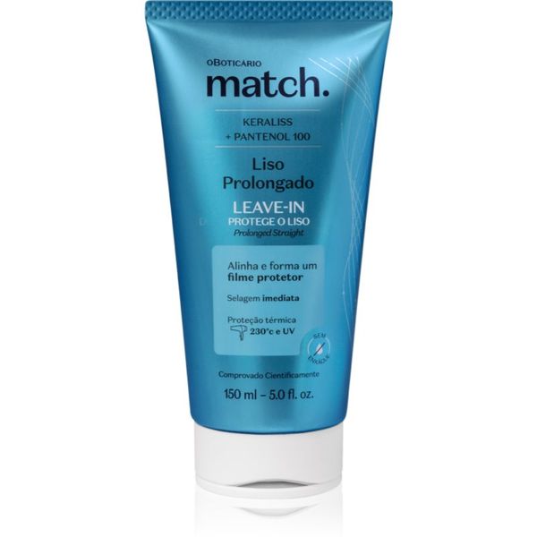Match. Match. Prolonged Smooth balzam brez spiranja za glajenje las 150 ml