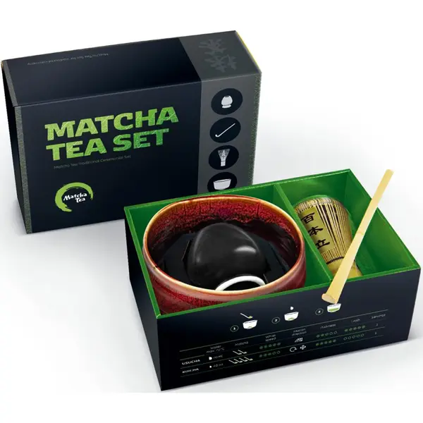 Matcha Tea Matcha Tea Matcha Set Profi Kaito darilni set za pripravo napitka