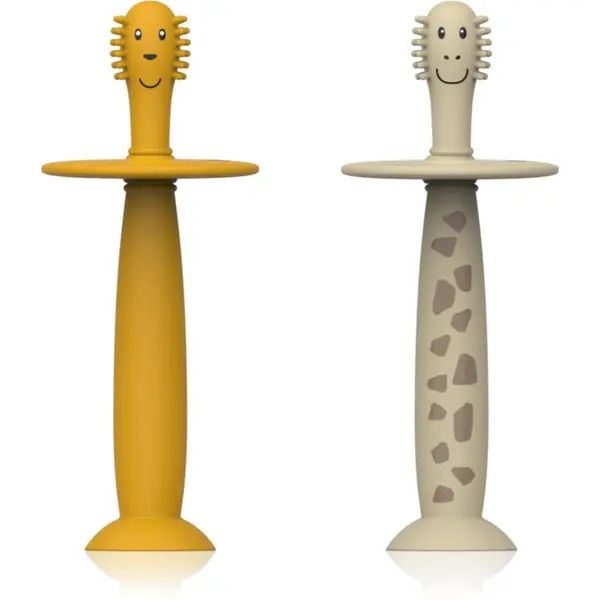 Matchstick Monkey Matchstick Monkey Animal Collection zobne ščetke za otroke Lion/ Giraffe 2 kos