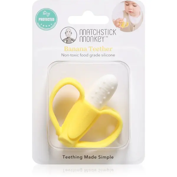 Matchstick Monkey Matchstick Monkey Banana Teether grizalo 3m+ 1 kos