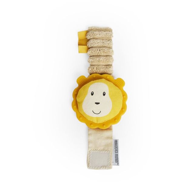 Matchstick Monkey Matchstick Monkey Wrist Teether grizalo za zapestje Lion 1 kos