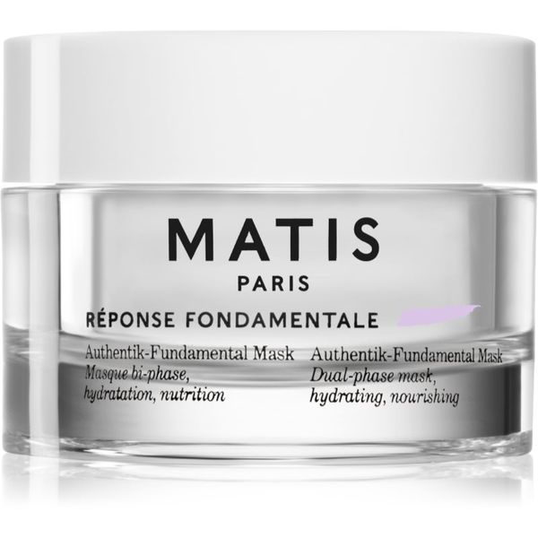 MATIS Paris MATIS Paris Réponse Fondamentale Authentik-Fundamental Mask regeneracijska in vlažilna maska za obraz za dvostopenjsko nego kože 50 ml