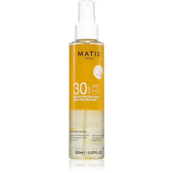 MATIS Paris MATIS Paris Réponse Soleil Bi-phase Protection Solaire SPF30 suho olje za sončenje SPF 30 150 ml
