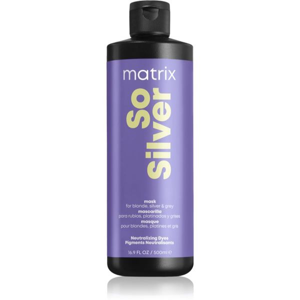 Matrix Matrix So Silver maska za nevtralizacijo rumenih odtenkov 500 ml