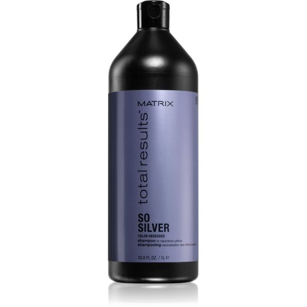 Matrix Matrix So Silver šampon za nevtralizacijo rumenih odtenkov 1000 ml