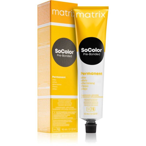 Matrix Matrix SoColor Pre-Bonded Reflect permanentna barva za lase odtenek 6Vr Dunkelblond Violett Rot 90 ml