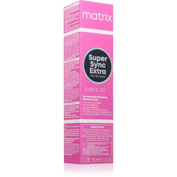Matrix Matrix Super Sync Extra Pre-Bonded začasna barva za lase brez amoniaka odtenek 5NN 90 ml