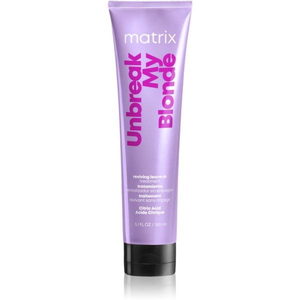 Matrix Matrix Unbreak My Blonde nega brez spiranja za blond lase 150 ml