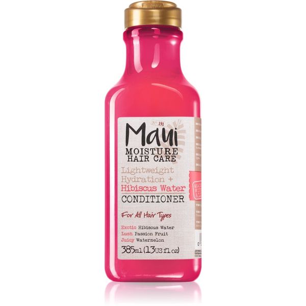 Maui Moisture Maui Moisture Lightweight Hydration + Hibiscus Water balzam za vse tipe las 385 ml