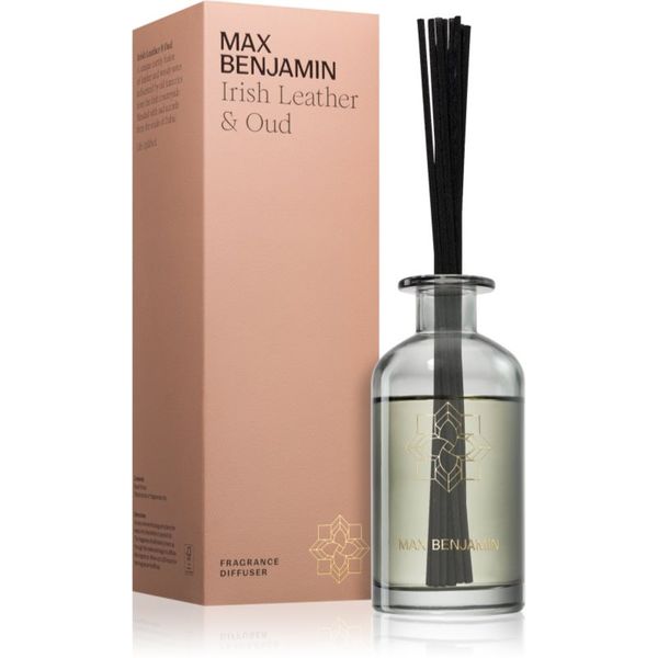 MAX Benjamin MAX Benjamin Irish Leather & Oud aroma difuzor s polnilom 150 ml
