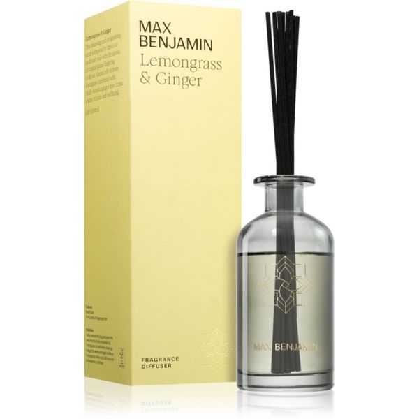 MAX Benjamin MAX Benjamin Lemongrass & Ginger aroma difuzor s polnilom 150 ml