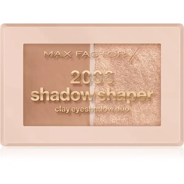 Max Factor Max Factor 2000 Calorie Shadow Shaper duo senčila za oči odtenek 020 Bronze Glaze 4 g