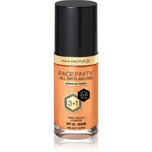 Max Factor Max Factor Facefinity All Day Flawless dolgoobstojen tekoči puder SPF 20 odtenek 84 Soft Toffee 30 ml