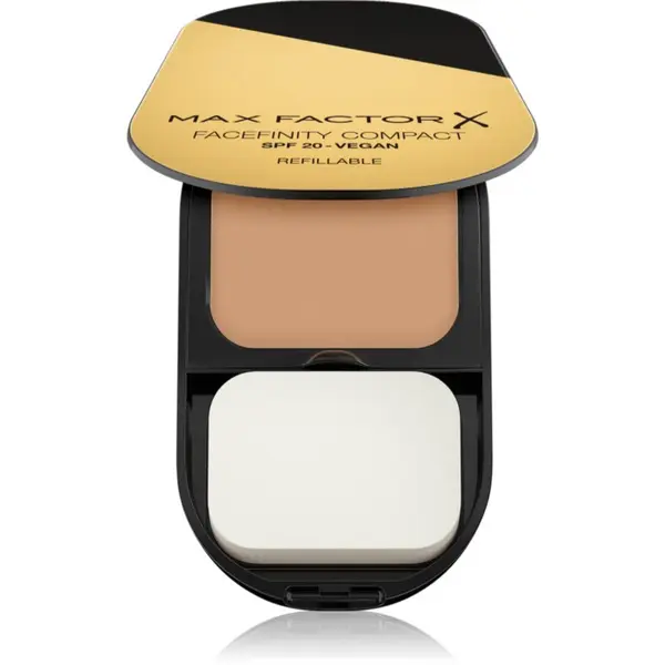 Max Factor Max Factor Facefinity Refillable kompaktni matirajoči puder SPF 20 odtenek 001 Porcelain 10 g
