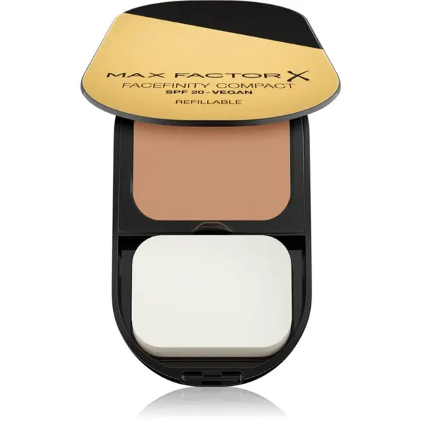 Max Factor Max Factor Facefinity Refillable kompaktni matirajoči puder SPF 20 odtenek 005 Sand 10 g
