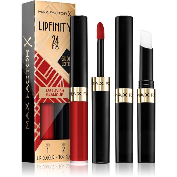 Max Factor Max Factor Lipfinity Gilded Edition dolgoobstojna šminka z balzamom odtenek 135 Lavish Glamour 4,2 g