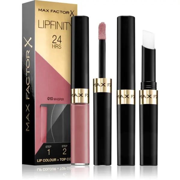 Max Factor Max Factor Lipfinity Lip Colour dolgoobstojna šminka z balzamom odtenek 010 Whisper 4,2 g