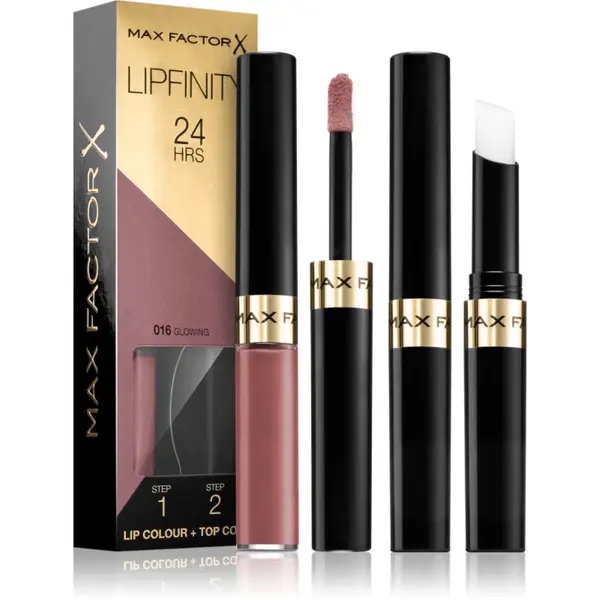 Max Factor Max Factor Lipfinity Lip Colour dolgoobstojna šminka z balzamom odtenek 016 Glowing 4,2 g