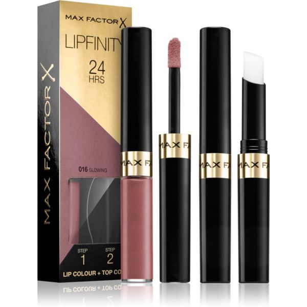 Max Factor Max Factor Lipfinity Lip Colour dolgoobstojna šminka z balzamom odtenek 016 Glowing 4,2 g