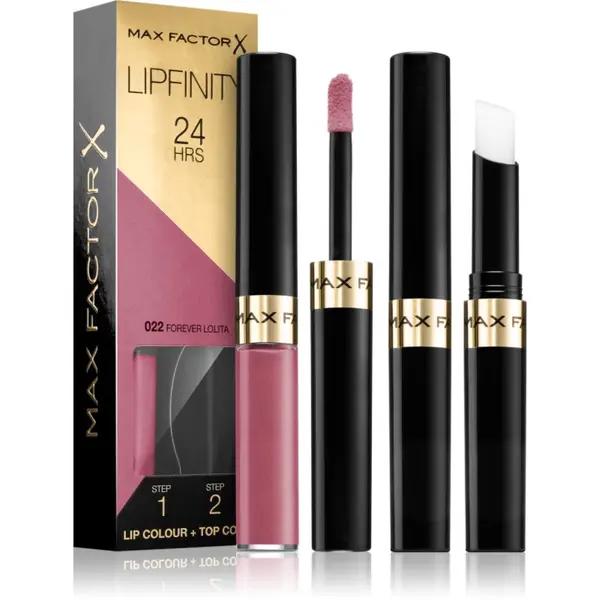 Max Factor Max Factor Lipfinity Lip Colour dolgoobstojna šminka z balzamom odtenek 022 Forever Lolita 4,2 g