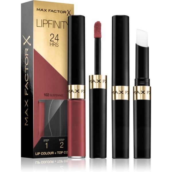 Max Factor Max Factor Lipfinity Lip Colour dolgoobstojna šminka z balzamom odtenek 102 Glistening 4,2 g